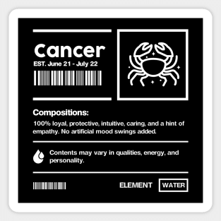 Cancer Sticker